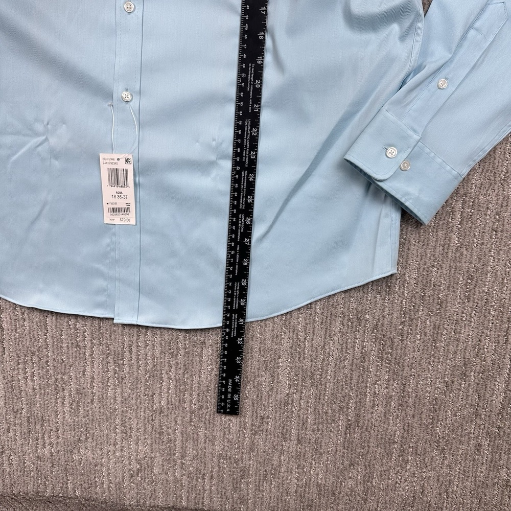 NWT Tommy Hilfiger Shirt The Flex Cool Athletic Fit Mens 2XL Blue Long Sleeve - Picture 6 of 12